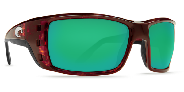 Costa Del Mar Permit Polarized Sunglasses Tortoise Green Mirror Glass